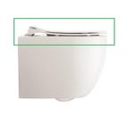 Crosswater Glide II Toiletbril - 46cm - softclose - quickrelease - wit SW876223