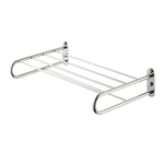 Geesa Hotel Porte-serviettes avec étagère 51cm Chrome SW53543