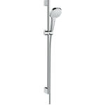 Hansgrohe Croma Select E Multi glijstangset met Croma Select E Multi handdouche 90cm met Isiflex`B doucheslang 160cm wit/chroom 0605313