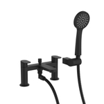 Crosswater Drift Bad-Douche kraan - mengkraan - gecoat zwart mat SW927937