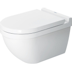 Duravit Philippe Starck 3 WC suspendu à fond creux et fixation cachée Blanc 0293315