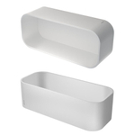 Geesa Frame Panier de douche / étagère 25cm Blanc SW334363