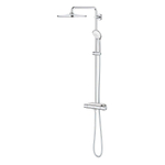 GROHE Euphoria system 310 colonne de douche thermostatique avec pomme de douche euphoria mono + 110 douchette de massage ronde chromée SW536417