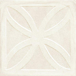 Ragno Amuri Wandtegel - décor - 20x20cm - 10mm - Avorio (Wit) SW1171415