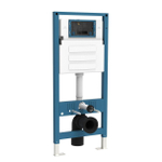 QeramiQ Réservoir encastré avec cadre - commande frontale - double chasse SW1448813