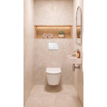 QeramiQ Dely Pack WC - réservoir encastré Geberit UP320 Burda - plan de couverture blanc - abattant WC softclose 35 mm - brillant blanc SW1222067