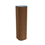 MONDIAZ KURVE Colonne de salle de bains 160cm couleur Walnut avec 4 portes SW1122544
