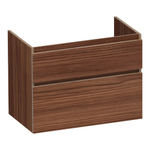 BRAUER Advance Meuble sous vasque 80x45.5x60cm 2 tiroirs Natural Walnut SW523186