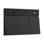 Hansgrohe iFrame Element E Plaque de commande - 23x15cm - double chasse - noir mat SW1406574