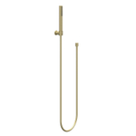 IVY Ensemble de douchette - modèle barre - avec support mural réglable - flexible de douche 120cm - modèle barre - or brossé mat PVD SW1031578