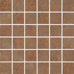 Serenissima Studio 50 Mozaïektegel voor wand- en vloer 30x30cm 10mm gerectificeerd R10 porcellanato Terracotta SW498722