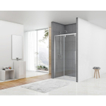 Van Rijn Products ST06 Softclose schuifdeur - 158x200cm - helder glas - dikte 8mm - incl. greep - chroom SW492842