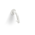 Clou Kaldur robinet de lavabo 2x6.8cm bec court montage murale blanc mat SW445737