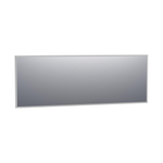 BRAUER Onyx miroir - 200x70cm - rectangulaire - cadre en aluminium brossé couleur aluminium SW353745