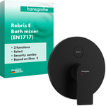 Hansgrohe Rebris E douchemengkraan voor iBox Universal 2 mat zwart SW1567335
