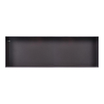Looox Colour BoX niche encastrée - 90x30x10cm - inox anthracite mat GA48363