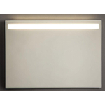 Adema Squared 2.0 Miroir salle de bains 100x70cm avec éclairage LED supérieur avec interrupteur capteur SW647633