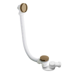 Crosswater MPRO Badafvoer - met ondiepe sifon geborsteld messing afwerking - geborsteld messing (goud) SW444695
