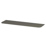 INK Concept R Plan vasque - 160x45x1.7cm - pour meuble bas arrondi - MDF laqué - Béton vert mat SW1406155