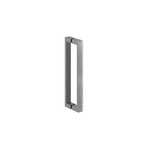 Crosswater Asura poignée - 34cm - martelé - inox poli SW1176422