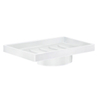 Smedbo Xtra Porte-savon insert porcelaine blanc SW74369