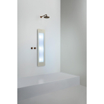Sunshower Round Medium Plus infrarood + UV licht inbouw 140x33x10cm Sand White SW767740