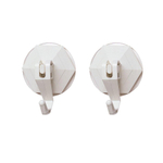 Tiger Crochet à ventouse avec levier Blanc (2 pièces) 4.5x6x3cm SW25283