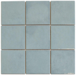 The Mosaic Factory Kasba mozaïektegel - 30x30cm - wandtegel - Vierkant - Porselein Turquoise glans SW1015071