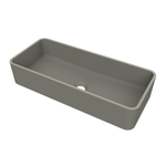 Arcqua Case vasque à poser rectangulaire 60x26 béton mat SW1080035