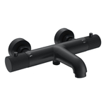 Wiesbaden Ribbd Mitigeur thermostatique bain entraxe 15 cm mat noir SW736606