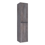 BRAUER Adore armoire de salle de bains - 160x35x35cm - avec 2 portes sans poignée ouvrant à gauche ou à droite Driftwood SW499120