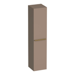 BRAUER Elevate armoire de salle de bains - 160x35x35cm - sans poignées rapportées - 2 portes - ouverture à gauche ou à droite - moka mat SW1200060