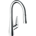 Hansgrohe Talis mitigeur monocommande de cuisine 160 avec douchette extractible, chromé SW529007