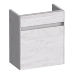 BRAUER Inspire fonteinonderkast - 40x45x22cm - deur rechtsdraaiend - greeploos - Forest Seashell SW1199079