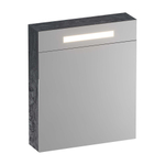 BRAUER Double Face spiegelkast 60x70x15cm verlichting geintegreerd met 1 linksdraaiende spiegeldeur MFC Metal SW720924