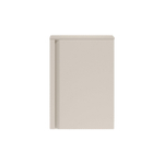 Saniclass Chaci Meuble sous-lavabo pour lave-mains - 40x55cm - 1 porte - avec tablette supérieure - cotton mat (beige) SW1448199