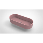 Arcqua Case waskom ovaal 60x26cm mat roze SW767318