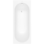Villeroy & Boch Oberon baignoire acrylique Quaryl rectangulaire 170x70x45cm - incl. pieds blanc mat SW454156