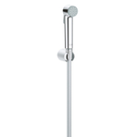 GROHE Vitalio Trigger Handdoucheset - 1 straalsoort - rond - met houder - gladde slang - 125cm - chroom SW87130