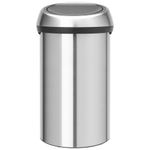 Brabantia Touch Bin Afvalemmer - 60 liter - matt Steel SW1117343