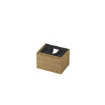INK Wastafelonderkast - 60x45x40cm - 1 lade - greeploos - met houten keerlijst - MDF - Natur SW493486