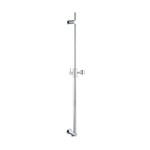 Fortifura Calvi Glijstang - met geïntegreerde - wandaansluitbocht - 90cm - hoogglans chroom SW1111526