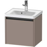Duravit Ketho.2 Wastafelonderbouwkast - met 1 lade - 48.4x37.5x44cm - met greep antraciet - basalt mat SW772207