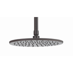 Crosswater Union Pommeau de douche - 25cm - rond - brushed black chrome (gunmetal) SW968283