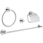 GROHE Essentials ensemble d’accessoires 4 en 1 chrome 0438152