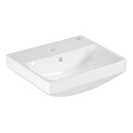 Grohe Euro Ceramic Wastafel - vrijhangend - 45x 39cm - met kraangat - met overloop - exclusief wandbevestiging - alpine wit SW1234860