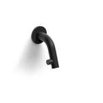 Clou Kaldur robinet de lave-mains 4,5x9,5cm bec court montage murale laiton Noir mat SW276769