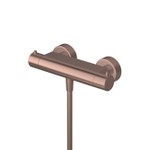 Hotbath Buddy /Cobber - thermostatische Douchemengkraan - met half duims onderaansluiting - PVD - geborsteld koper SW229775