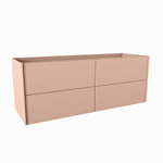 Mondiaz TENCE Meuble sous vasque - 130x45x50cm - 4 tiroirs - softclose - 2 découpes gauche et droite - push to open - Rosee SW1016383