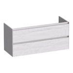 BRAUER Inspire wastafelonderkast 120 2 softclose lades - greeploos - 1 sifon uitsparing - Forest Seashell SW1200559